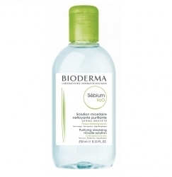 Zdjęcie BIODERMA SEBIUM H2O Płyn micelarny do skóry tłustej mieszanej trądzikowej 250 ml