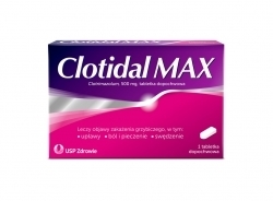 Zdjęcie CLOTIDAL MAX 500 mg 1 tabletka dopochwowa
