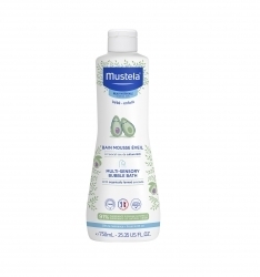 Zdjęcie MUSTELA BEBE Bąbelkowa Kąpiel Płyn-żel do mycia ciała i włosów 750 ml