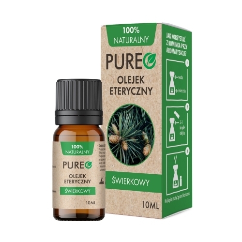 Zdjęcie PUREO Olejek naturalny eteryczny ŚWIERKOWY 10 ml