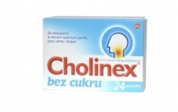 Zdjęcie CHOLINEX bez cukru 150 mg 24 pastylki