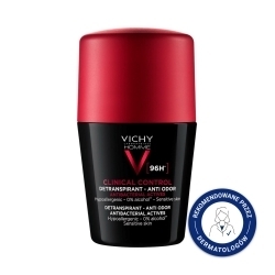 Zdjęcie VICHY DEO HOMME CLINICAL CONTROL Antyperspirant 96H roll-on 50 ml