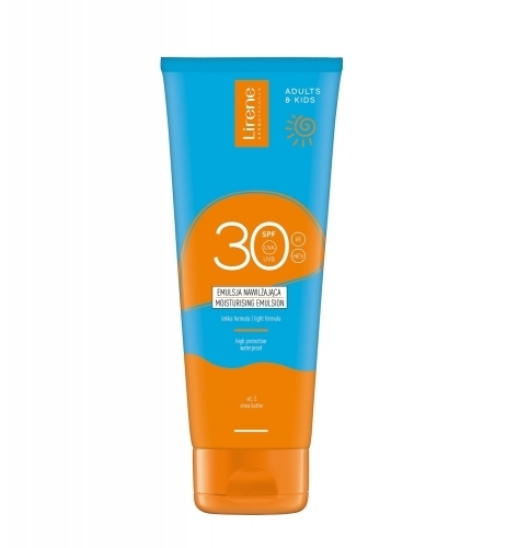 Zdjęcie LIRENE Emulsja nawilżająca SPF 30 Adults & Kids 200 ml