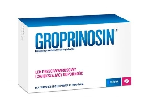 Zdjęcie GROPRINOSIN 500 mg 50 tabletek