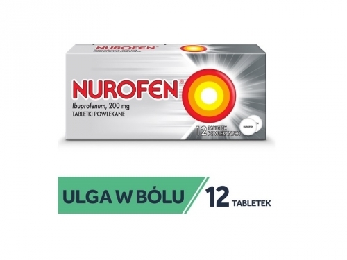 Zdjęcie NUROFEN 200 mg 12 tabletek