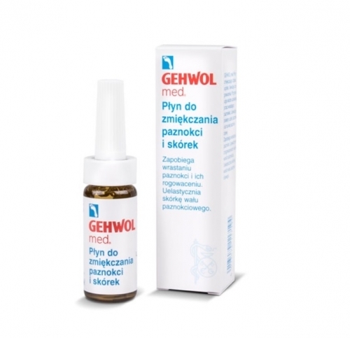 Zdjęcie GEHWOL MED Płyn zmiękczający paznokcie i skórki 15 ml