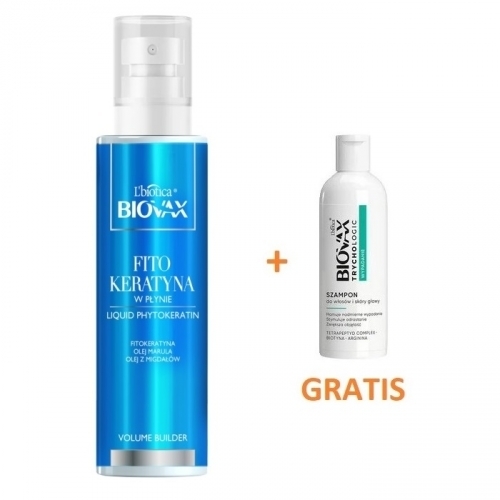 Zdjęcie BIOVAX FITOKERATYNA Odżywka w płynie 200 ml + MINI SZAMPON 50 ml GRATIS
