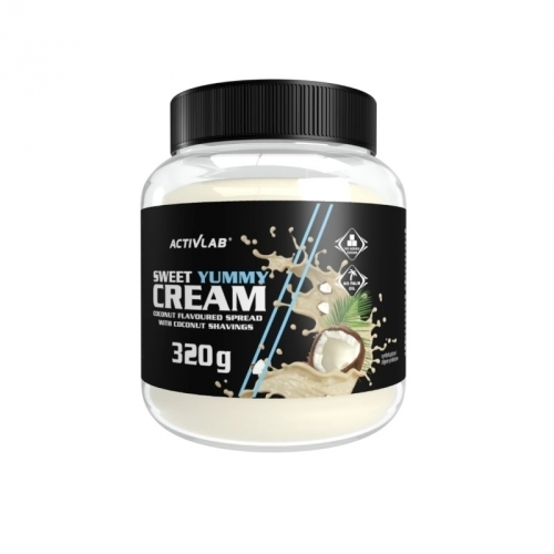 Zdjęcie ACTIVLAB SWEET YUMMY CREAM Krem o smaku kokosowym 320 g DATA 11.10.2024