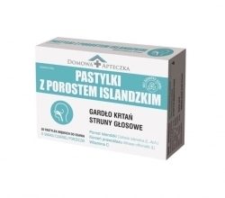 Zdjęcie DOMOWA APTECZKA Pastylki z porostem islandzkim 30 pastylek