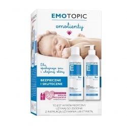 Zdjęcie EMOTOPIC ZESTAW MED+ Emulsja do kąpieli 400 ml + Balsam nawilżająco-natłuszczający 400 ml