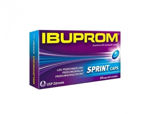 Zdjęcie IBUPROM SPRINT CAPS 24 kapsułki