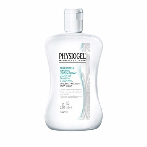 Zdjęcie PHYSIOGEL HYPOALLERGENIC Szampon z odżywką do suchej i wrażliwej skóry głowy 250 ml