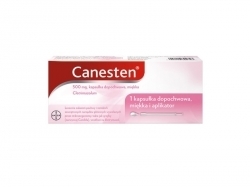 Zdjęcie CANESTEN 500 mg 1 kapsułka dopochwowa + aplikator