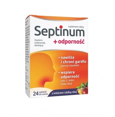 Zdjęcie SEPTINUM + Odporność 24 tabletki do ssania