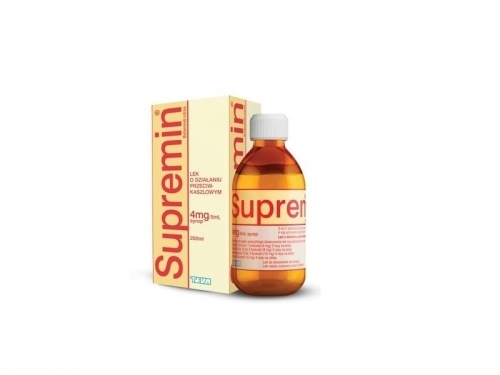 Zdjęcie SUPREMIN 4 mg/5 ml syrop 200 ml