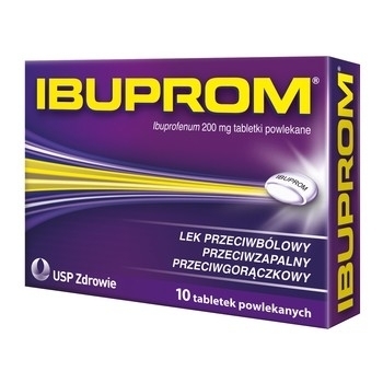 Zdjęcie IBUPROM 200 mg 10 tabletek