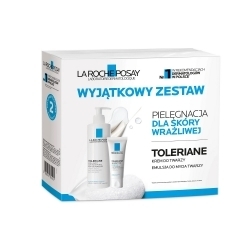 Zdjęcie LA ROCHE-POSAY ZESTAW TOLERIANE Łagodna emulsja oczyszczająca 400 ml + Krem do twarzy 40 ml