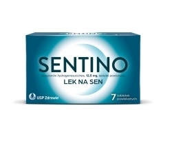 Zdjęcie SENTINO 12,5 mg Lek na sen 7 tabletek