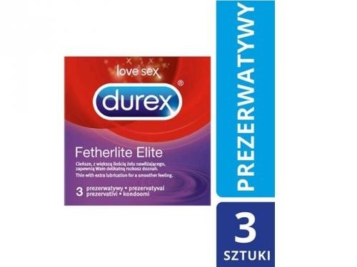 Zdjęcie DUREX Fetherlite Elite prezerwatywy 3 szt.