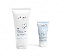 Zdjęcie ZIAJA MED AZS Krem regenerująco-natłuszczający 50 ml + Krem do buzi i rączek 50 ml GRATIS