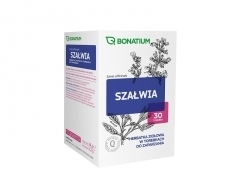 Zdjęcie BONATIUM SZAŁWIA Herbatka ziołowa do zaparzania 1,2 g 30 saszetek