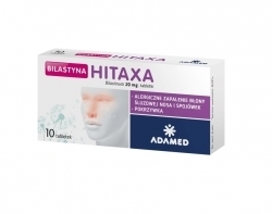 Zdjęcie BILASTYNA HITAXA 20 mg 10 tabletek