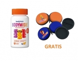 Zdjęcie BODYMAX BODYMISIE Multiwitamina żelki smak owocowy 60 sztuk + Portfelik Bodymisie GRATIS!