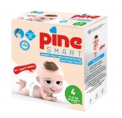 Zdjęcie PINE SMART BABY MAXI 4 (7-14 kg) Inteligentne pieluchy dla dzieci 20 sztuk