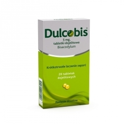 Zdjęcie DULCOBIS 5 mg 20 tabletek