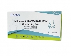 Zdjęcie TEST CorDx Influenza A/B + COVID-19/RSV Combo Ag 1 sztuka