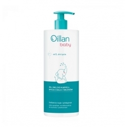 Zdjęcie OILLAN BABY Żel 3w1 do ciała i włosów 750 ml (KUP 2 PRODUKTY OILLAN - OLEJKOWY ŻEL 50 ml GRATIS)