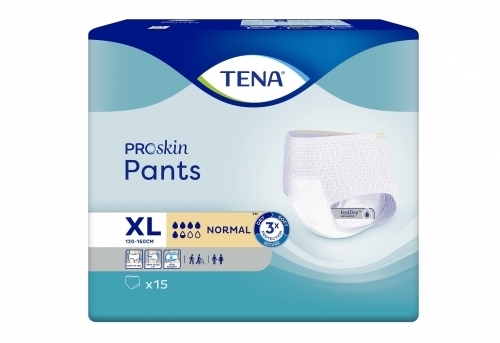 Zdjęcie TENA PANTS PROSKIN NORMAL Majtki chłonne rozmiar XL 15 sztuk