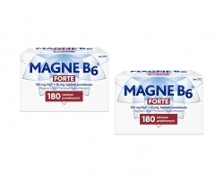 Zdjęcie MAGNE B6 FORTE 2 x 180 tabletek