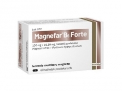 Zdjęcie MAGNEFAR B6 FORTE 60 tabletek