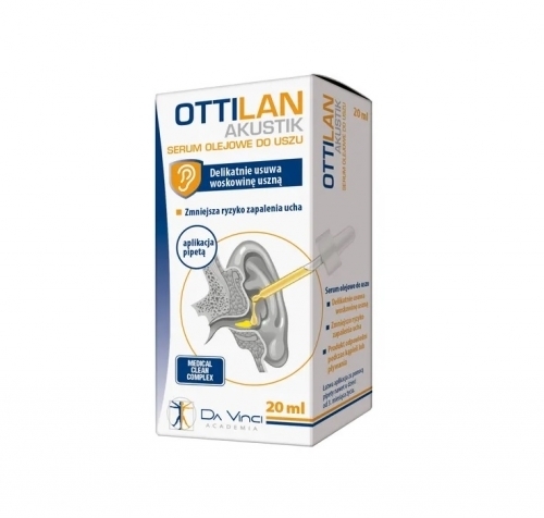 Zdjęcie OTTILAN AKUSTIK Serum do uszu olejowe 20 ml