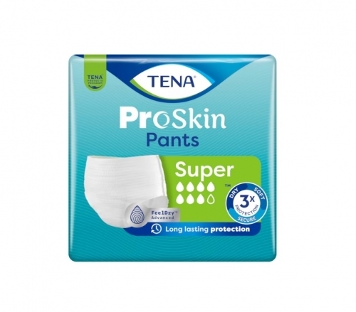 Zdjęcie TENA PANTS PROSKIN SUPER Majtki chłonne rozmiar S 12 szt.