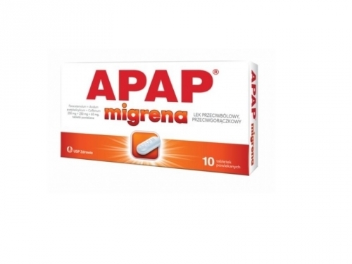 Zdjęcie APAP MIGRENA 10 tabletek