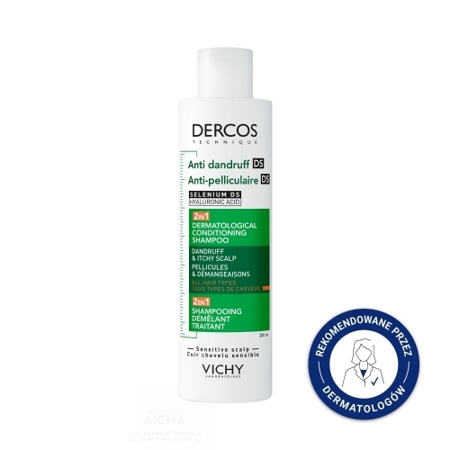 Zdjęcie VICHY DERCOS DS Anti Dandruff Szampon przeciwłupieżowy z odżywką 2w1 200 ml