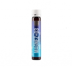 Zdjęcie TRIGGY Vitamin Shot Magnez + D3 Płyn w ampułce Shot witaminowy smak poziomka 1 ampułka 25 ml
