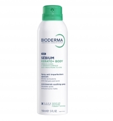 Zdjęcie BIODERMA SEBIUM KERATO+ BODY Kojący Spray przeciw niedoskonałościom 150 ml