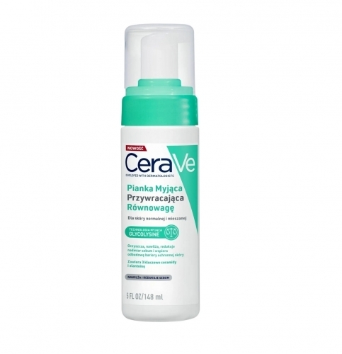 Zdjęcie CERAVE Pianka myjąca przywracająca równowagę 148 ml