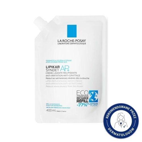 Zdjęcie LA ROCHE-POSAY LIPIKAR SYNDET AP+ Krem myjący do ciała REFILL 400 ml