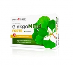 Zdjęcie GINKOMIND FORTE 60 tabletek SWISS+PHARM