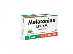 Zdjęcie MELATONINA 5 mg 60 tabletek LEK-AM