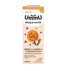 Zdjęcie UMMU Mózg & WzrOK 6+ płyn smak owoce leśne 150 ml