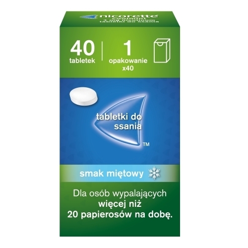 Zdjęcie NICORETTE COOLMINT 4 mg 40 tabletek do ssania