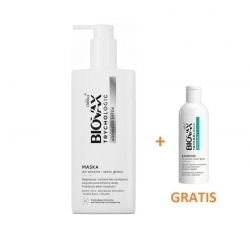 Zdjęcie BIOVAX TRYCHOLOGIC ADVANCED DETOX Maska do włosów i skóry głowy 200 ml + MINI SZAMPON 50 ml GRATIS