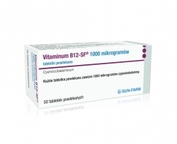 Zdjęcie VITAMINUM B12-SF 1 mg 50 tabletek