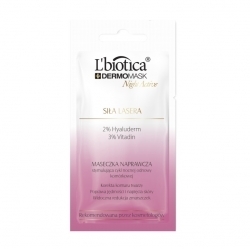Zdjęcie L\'BIOTICA DERMOMASK Night Active SIŁA LASERA Maseczka naprawcza 12 ml