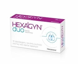 Zdjęcie HEXAGYN DUO globulki dopochwowe 10 sztuk